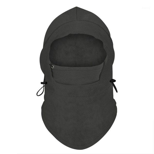 

cycling caps & masks balaclava hat multifunctional winter windproof warm hooded mask for skiing motorcycles running biking hiking outdoor ac, Black