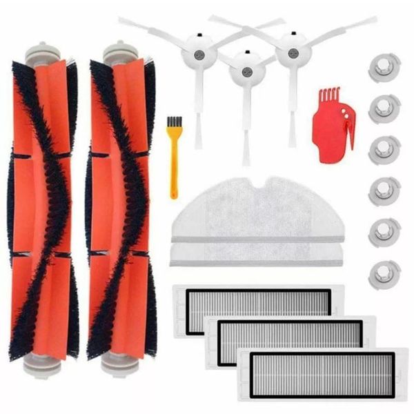 

vacuum cleaners 18pcs/set for household cleaner robot brush roborock s50 s51 2 filter parts replacement