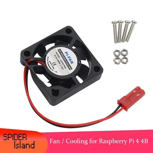 

lapcooling pads raspberry pi 4 model b cpu fan 5v brushless for with screw1