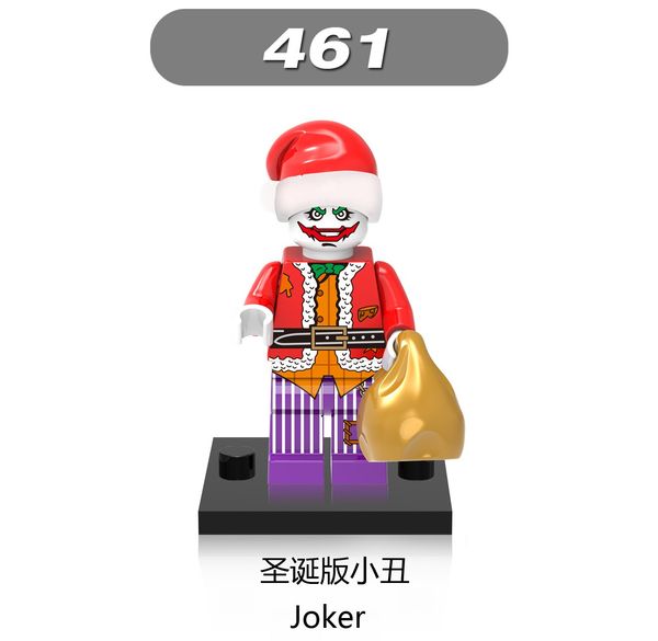 

6 styles christmas figures santa claus building blocks toy children educational diy assemble toys kid xmas gift