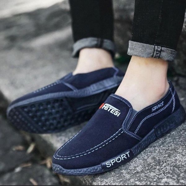 

new men canvas shoes non-slip comfortable denim shoes sports casual fashion breathable men sneakers size 39-44 #1w5h