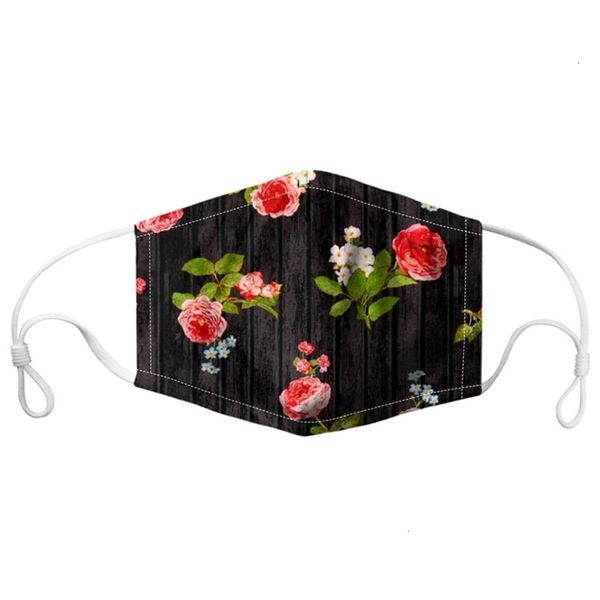 

factoryi0y2printed half designer mouth face dustproof pollution masks mask breath washable reusable#584