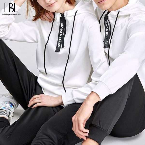 

casual tracksuit women men 2020 autumn spring 2 piece set hooded sports suit female new style fitness clothing couples wear 5xl1, Gray