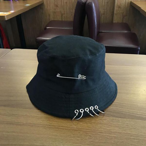 

унисекс железо кольцо ковш шляпа пружины лето девушка мальчик рыбак хип хоп солнца шляпа самца мужчина складной открытый путешествие прохлад, Blue;gray