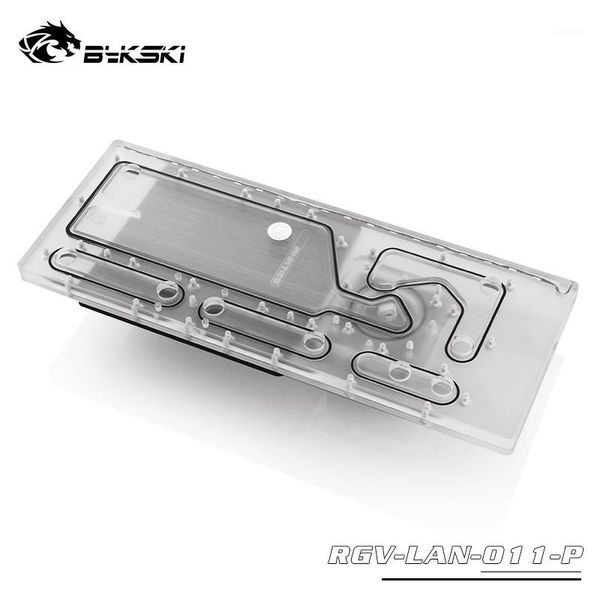 

fans & coolings bykski acrylic waterway board plate used for lian li o11 dynamic case single 360mm radiator liquid loop design ,rgv-lan-o11-