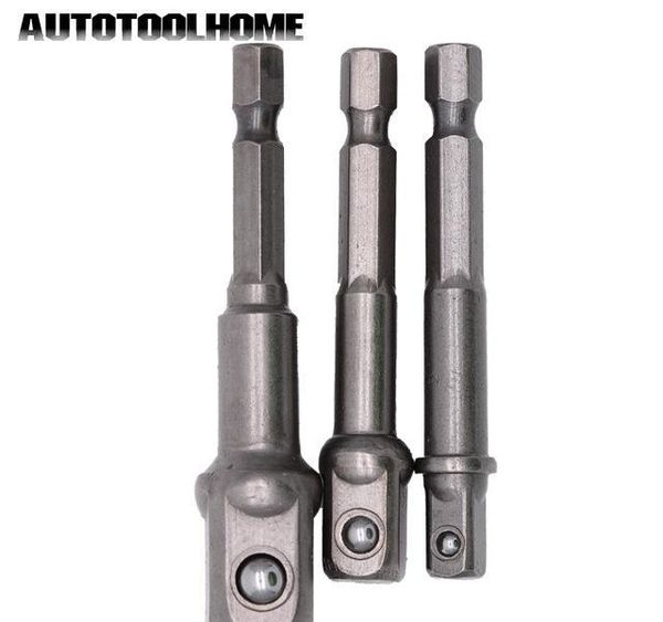 

3pc socket impact set driver screwdriver bits extension rod tools 3/8 power drill mini adapter 1/4 quality 1/2 nut bbync bwkf