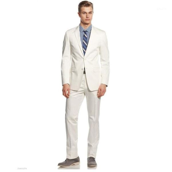 

new arrivals two buttons white groom tuxedos notch lapel groomsmen man suits mens wedding suits (jacket+pants)1, White;black