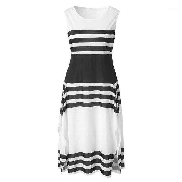 

dresses woman party night gothic casual dress white casual polyester striped clothes elegant 20120 girls pink plus size xl1, Black;gray