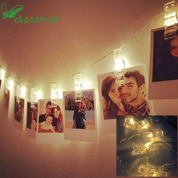 

christmas decorations chasanwan navidad 2021 1 m 10 light led clip string battery box natal garland kerst home decoration year.q1