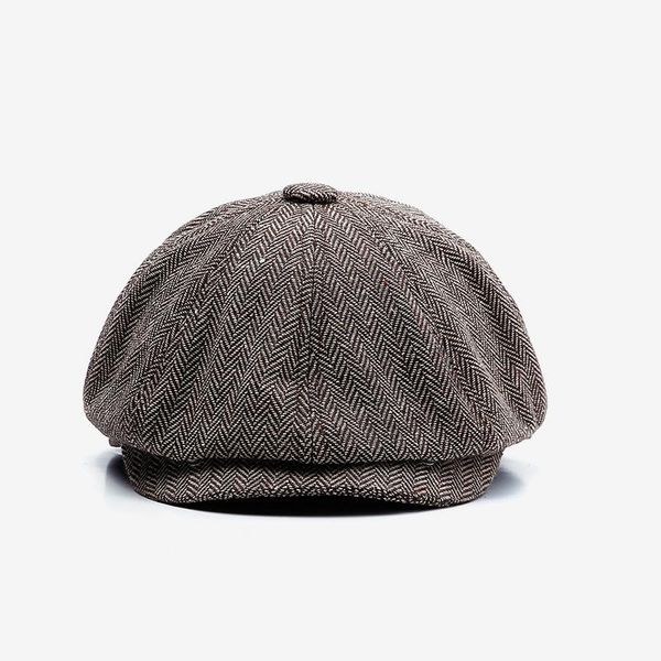

berets european and american beret women autumn winter british retro hat men's literature art hundred octagonal hat., Blue;gray