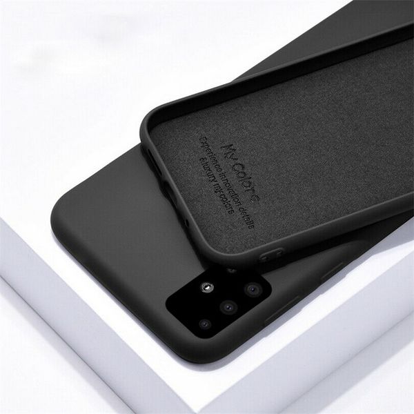 Custodie per cellulari Custodia in silicone liquido per Samsung S24 S23 S22 S21 S20 Plus Ultra FE A03S A73 A72 A71 A53 A52 A51 A42 A32 A20S S10 S9 S8 Nota 10 9 8 Plus Cover O15 142