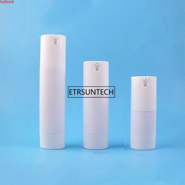 

100pcs 15ml/30ml/50ml airless pump vacuum scrub bottle toiletries container refillable plastic dispenser travel f3293good qualtity