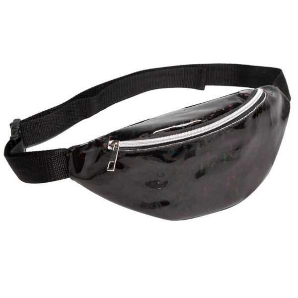 

лазерные блестки моды дамы цветочные талии пакет буквы кошельки мобильного телефона мешок с молнией пвх спортивные накладные дамы сумок