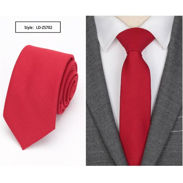

men skinny tie wool fashion ties for mens wedding suit business party slim classic solid color neck tie casual 6cm red qyltdl, Black;gray