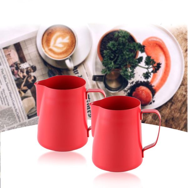 

milk non-stick coating black pitcher espresso coffee barista craft latte cappuccino frothing q0109
