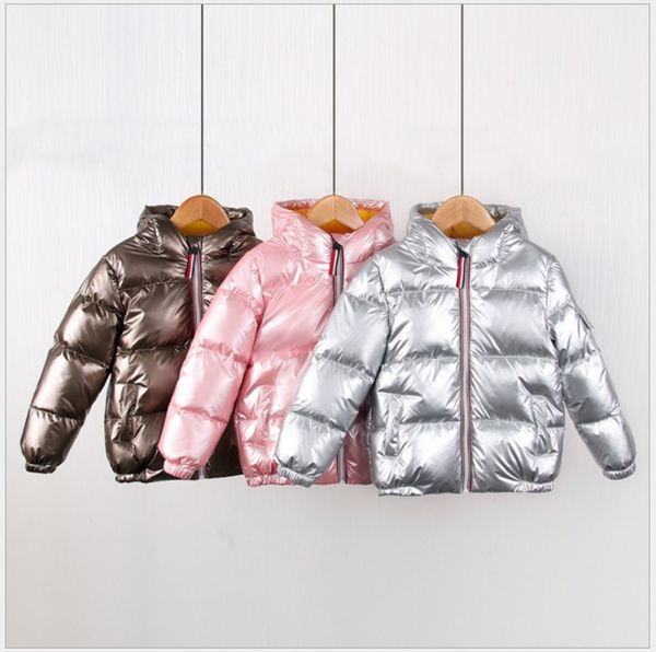 

new arrivals children 2021 hooded coat jacket autumn winter boys girls coats thicken warm jackets kids outwear, Blue;gray