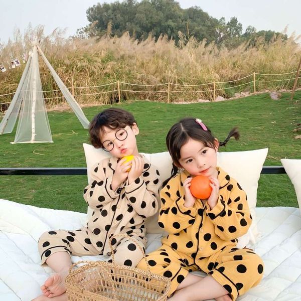 

air children's spring conditioning clothing pajamas men's and women's cartoon home cloth two piece set fashion, Blue;red