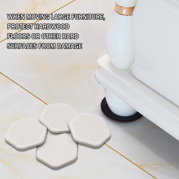

4шт мебельные ползунки геометрические диван удобные движущиеся колодки защитные коврики для пола мебельные кровати кабинета холодильник полз