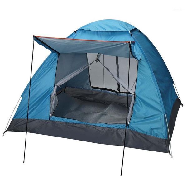 

tents and shelters automatic instant setup camping tent rainproof beach hiking sun protection canopy pad portable backpacking travel 3-4pers