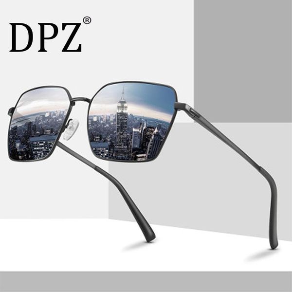 

sunglasses 2021 dpz classic pilot men's polarized frame sun glasses uv400, White;black