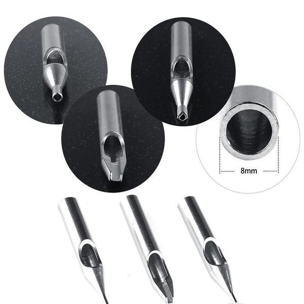 

10pcs 304 stainless steel tattoo tips kit tattoo nozzle tips 5/7/9ft for tattoo needles accessories jllwlf