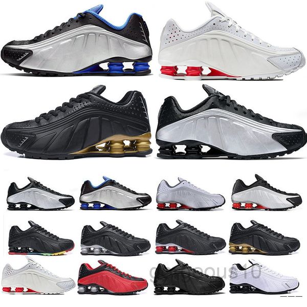

2021 outdoor og r4 shox tl casual shoes black metallic racer blue navy pink neymar for mens women trainers eur 46 hjn5