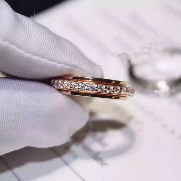 

high-endlucky titanium steel engagement ring 2016 updated new version the roman lucky number couple ring for men&women rhinestone, Slivery;golden