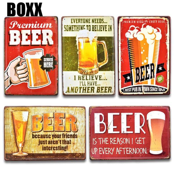 

embossed 3d vintage beer metal sign retro jagermeister wine tin plates irish pub bar cafeteria living room metal wall art decor