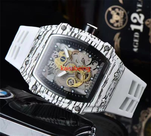

fashion men casual sport watch man women's wood grain silicone watch woman steel calendar hollow quartz couples watches, Slivery;brown