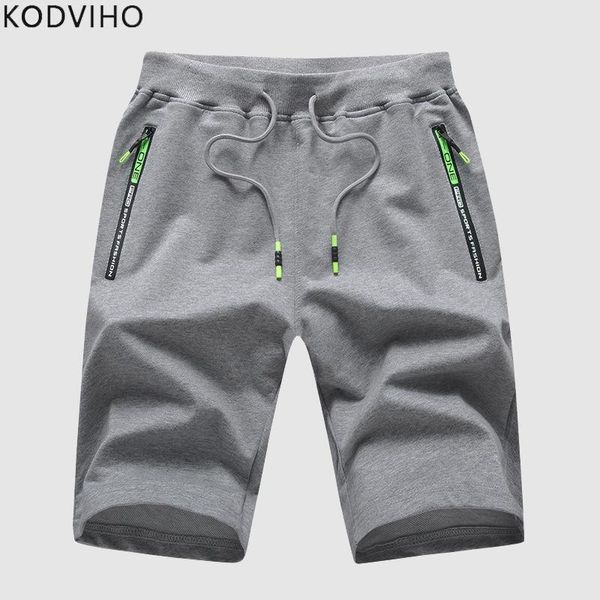 

men streetwear bermuda short mens knitted sweatpants jogger cotton sportwear shorts summer casual solid short beachwear clothing, White;black