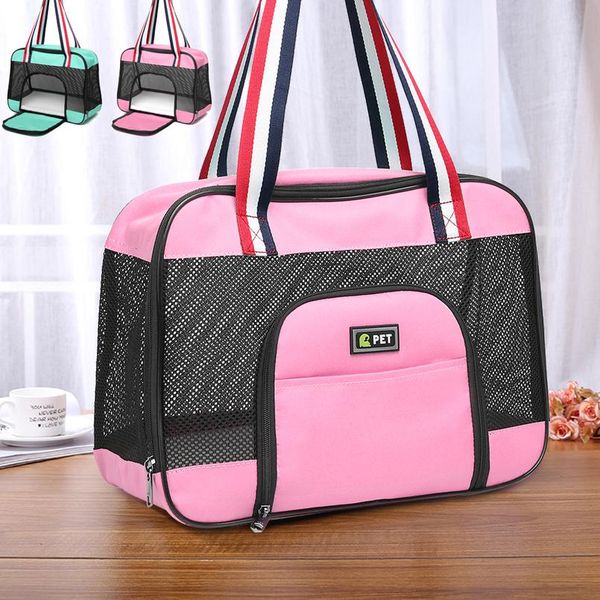 

portable dog carrier bag breathable mesh pet puppy travel bag backpack outdoor shoulder bag for small dogs cats chihuahu wmtyug