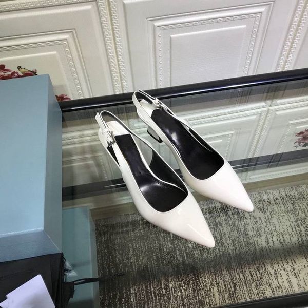 

designer party wedding shoes luxury lady sandals fashion dress high heel pointed shoes wegegcn, Black