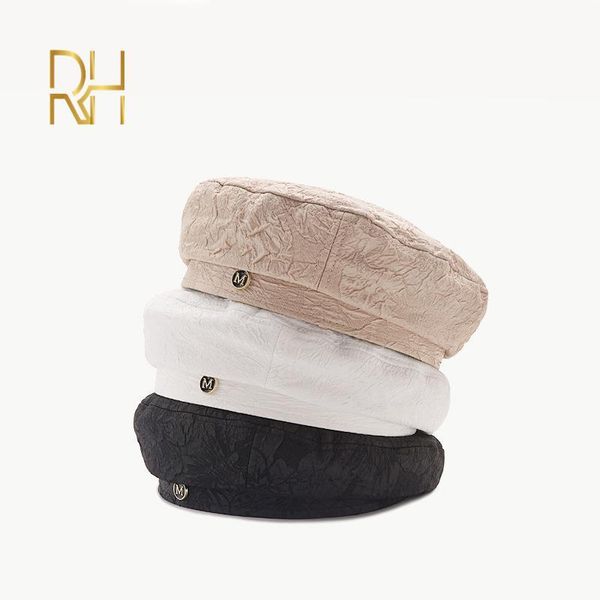 

2020 new stylish lace beret cap for women casual painter hat girls autumn winter retro beanie caps french artist warmer rh, Blue;gray