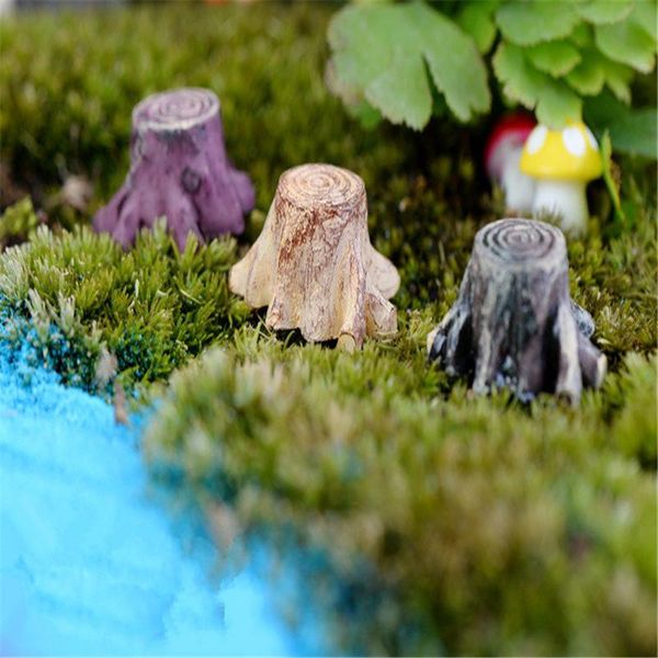 

crafts decorations miniature multicolour tree stump fairy terrarium christmas xmas party garden gift crafts decorations bbynjw
