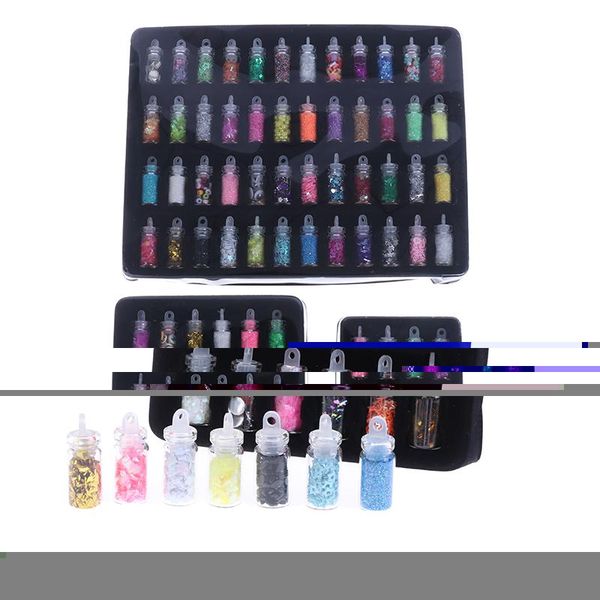 

nail glitter 1 set sparkling epoxy resin powder heart star micro beads art sequins stickers for jewelry making craft diy, Silver;gold