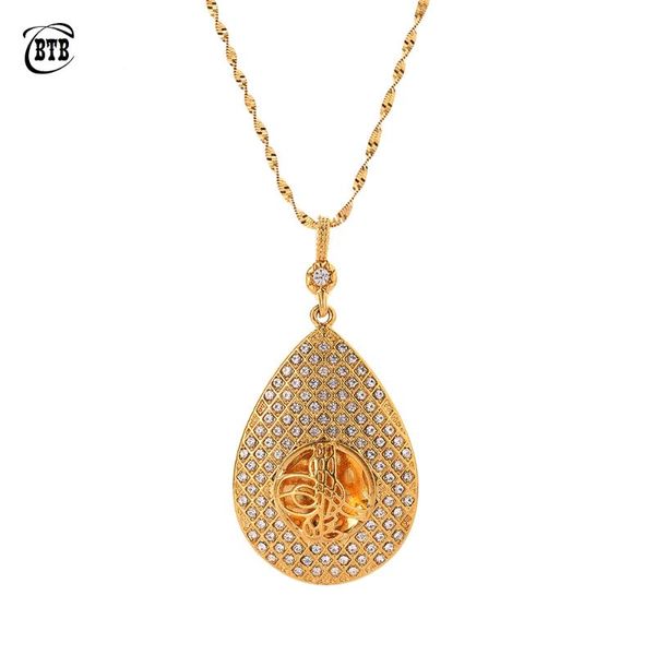 

pendant necklaces luxury arab coin muslim necklace turks women/men gold color turkey wedding jewelry turkish lucky crystal, Silver
