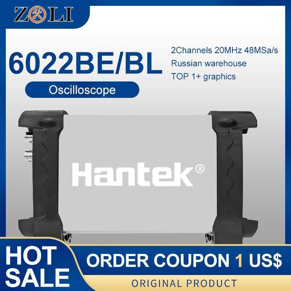 

hantek 6022be&6022bl auto oscilloscope lappc usb portable oscilloscope 2 digital storage 20mhz 48msa / s1