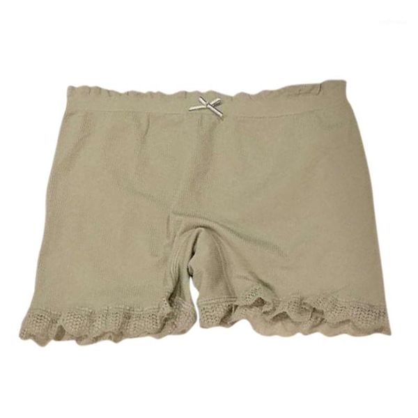 

new women safety pants solid color small fresh lace anti-glare all-match twist seamless and comfortable high stretch leggings1, Black;pink