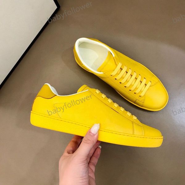 

new fashion catwalk apple ace style alphabet sneakers genuine leather classic paris sneakers shoes size 35-46, Black