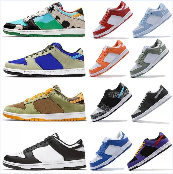 

chunky sb low running shoes for men women kentucky university red green bear syracuse chicago womens trainers outdoor sports sneakers panda, Black