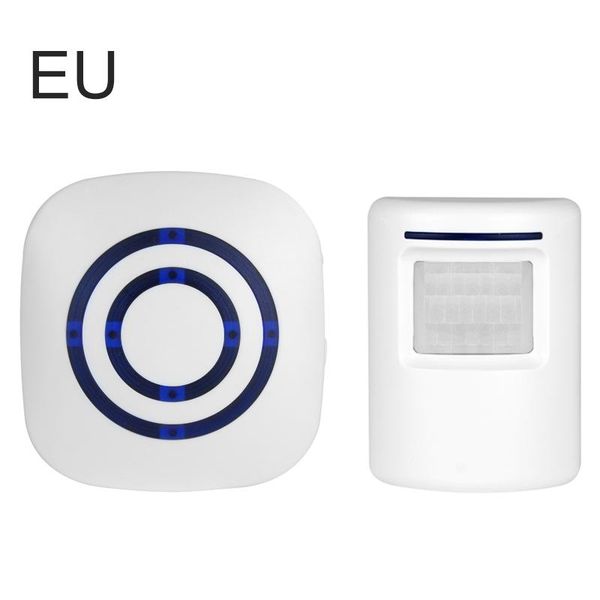 

doorbells wireless door bell motion sensor detector entrance welcome infrared alert alarm with hifi speaker eu/us plug