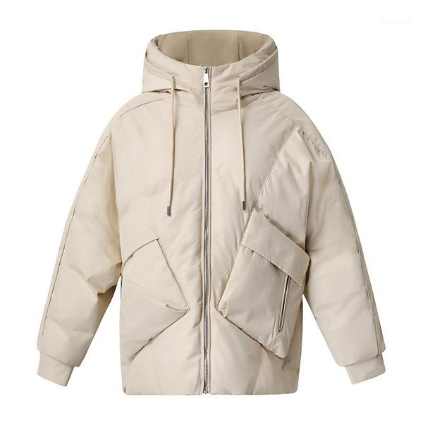 

2020 new solid women parkas hooded zipper single breasted coat winter thick korean fashion sashes jacket1, Black