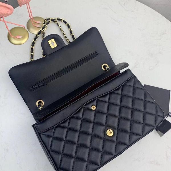 

women's luxury designer diamond lattice shoulder bag chain double flap crossbody bag handbag genuine leather 31cm large capacity