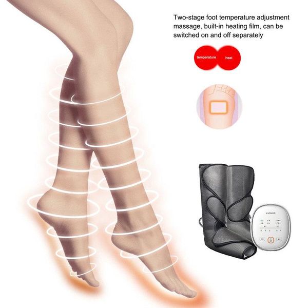 

electric massagers leg massager air compression circulation foot and calf with handheld controller 2 modes 3 intensities