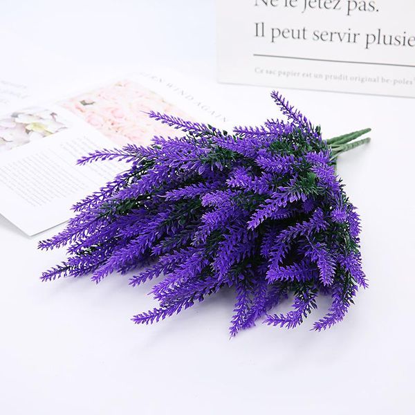 

decorative flowers & wreaths simulation lavender plastic flower provencal style home furnishing decoration