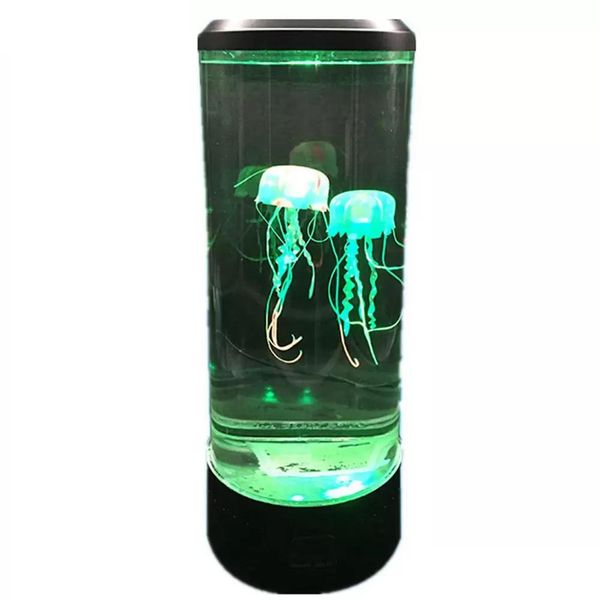 

7 2022 new Color Changing LED Jellyfish Lamp Aquarium Bedside Night Light Decorative Romantic Atmosphere USB Charging Creative Gift