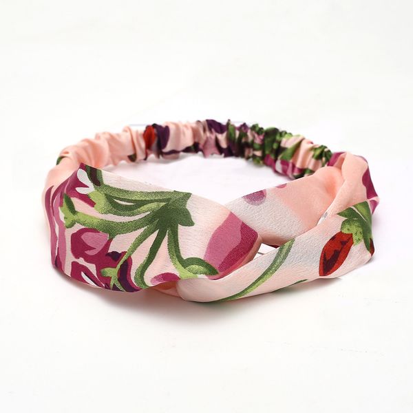 

silk headband cross elastic women headbands fashion girls flowers hair bands hair scarf hair accessories gifts headwraps, Silver