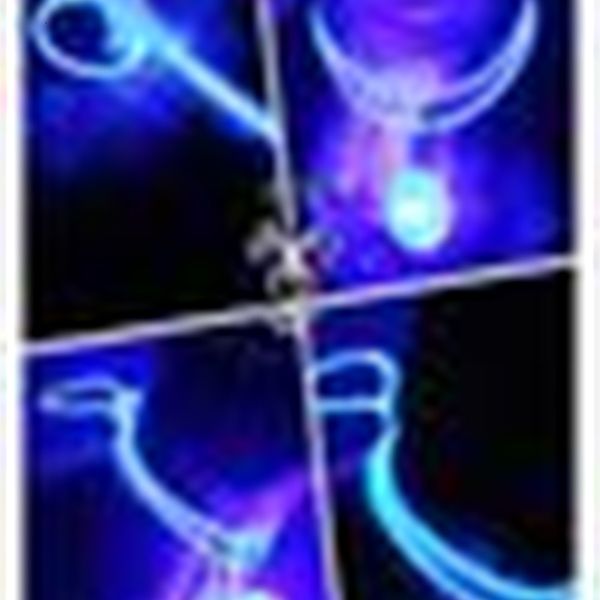 

20pcs 80cm led the chain dog luminous waterproof collar pet collars