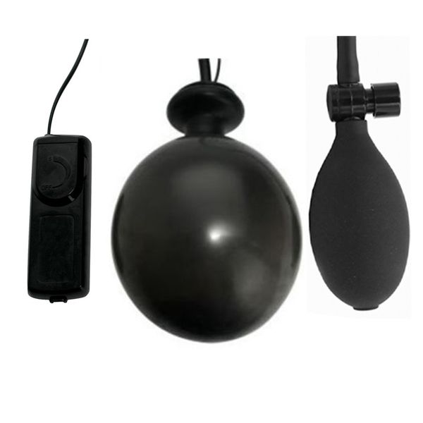 

vibrating inflatable butt plug balloon pump inflatable expandable for beginner toys