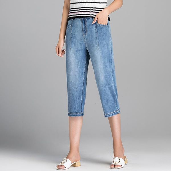 

women's jeans 2021 summer arrival harem female casual calf-length 19211, Blue